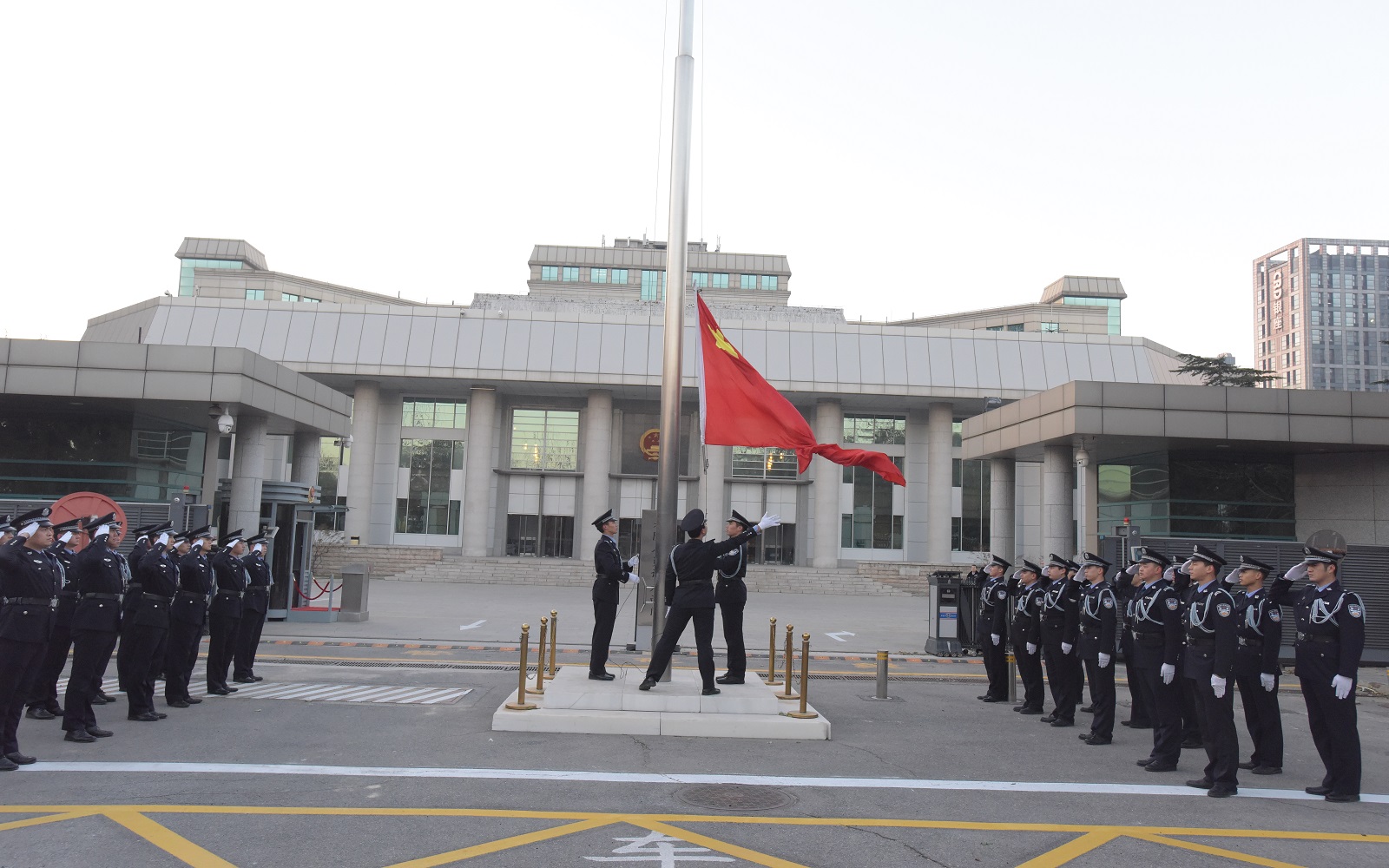 北京一中院法警支隊2017年的七個“第一”