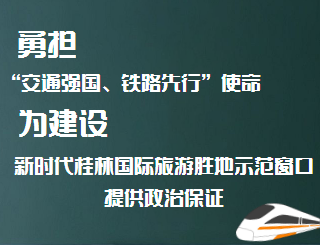 桂林車站黨委“不忘初心、牢記使命，交通強國、鐵路先行”宣講會