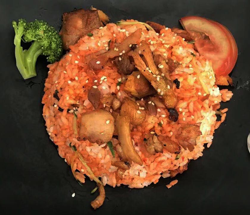 新奥尔良烤肉拌饭